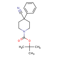 tert-butyl 4-cyano-4-phenylpiperidine-1-carboxylate