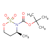 tert-butyl (4S)-4-methyl-2,2-dioxo-1,2??,3-oxathiazinane-3-carboxylate