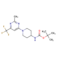 tert-butyl N-{1-[2-methyl-6-(trifluoromethyl)pyrimidin-4-yl]piperidin-4-yl}carbamate