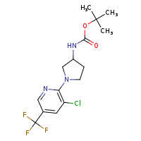 tert-butyl N-{1-[3-chloro-5-(trifluoromethyl)pyridin-2-yl]pyrrolidin-3-yl}carbamate