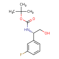 tert-butyl N-[(1S)-1-(3-fluorophenyl)-2-hydroxyethyl]carbamate