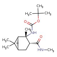tert-butyl N-[(1S,2S,3R,5S)-2,6,6-trimethyl-3-(methylcarbamoyl)bicyclo[3.1.1]heptan-2-yl]carbamate