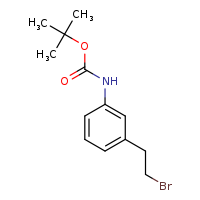 tert-butyl N-[3-(2-bromoethyl)phenyl]carbamate