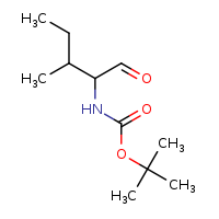 tert-butyl N-(3-methyl-1-oxopentan-2-yl)carbamate