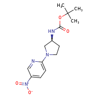 tert-butyl N-[(3S)-1-(5-nitropyridin-2-yl)pyrrolidin-3-yl]carbamate