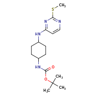 tert-butyl N-(4-{[2-(methylsulfanyl)pyrimidin-4-yl]amino}cyclohexyl)carbamate