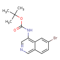 tert-butyl N-(6-bromoisoquinolin-4-yl)carbamate