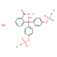 tripotassium 2-{hydroxybis[4-(sulfonatooxy)phenyl]methyl}benzoate hydrate