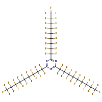 tris(1,1,2,2,3,3,4,4,5,5,6,6,7,7,8,8,9,9,9-nonadecafluorononyl)-1,3,5-triazine
