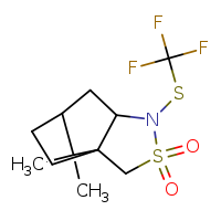 10,10-dimethyl-4-[(trifluoromethyl)sulfanyl]-3??-thia-4-azatricyclo[5.2.1.0¹,?]decane-3,3-dione