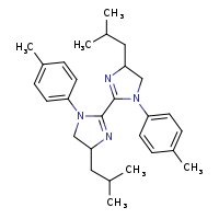 1,1'-bis(4-methylphenyl)-4,4'-bis(2-methylpropyl)-4H,4'H,5H,5'H-2,2'-biimidazole