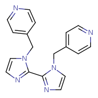 1,1'-bis(pyridin-4-ylmethyl)-2,2'-biimidazole