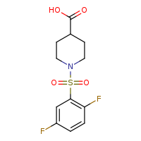 1-(2,5-difluorobenzenesulfonyl)piperidine-4-carboxylic acid