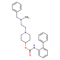 1-{2-[benzyl(methyl)amino]ethyl}piperidin-4-yl N-{[1,1'-biphenyl]-2-yl}carbamate