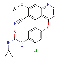 1-{2-chloro-4-[(6-cyano-7-methoxyquinolin-4-yl)oxy]phenyl}-3-cyclopropylurea