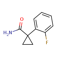 1-(2-fluorophenyl)cyclopropane-1-carboxamide