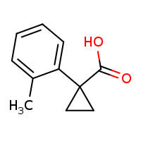 1-(2-methylphenyl)cyclopropane-1-carboxylic acid