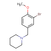 1-[(3-bromo-4-methoxyphenyl)methyl]piperidine