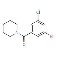 1-(3-bromo-5-chlorobenzoyl)piperidine