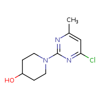 1-(4-chloro-6-methylpyrimidin-2-yl)piperidin-4-ol