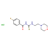 1-(4-fluorobenzoyl)-3-[2-(morpholin-4-yl)ethyl]thiourea hydrochloride