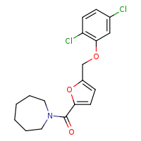 1-[5-(2,5-dichlorophenoxymethyl)furan-2-carbonyl]azepane