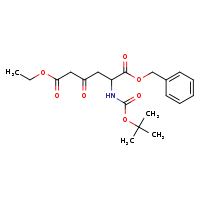 1-benzyl 6-ethyl 2-[(tert-butoxycarbonyl)amino]-4-oxohexanedioate