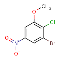 1-bromo-2-chloro-3-methoxy-5-nitrobenzene
