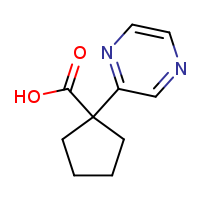 1-(pyrazin-2-yl)cyclopentane-1-carboxylic acid