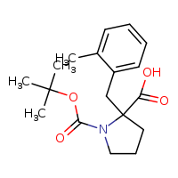 1-(tert-butoxycarbonyl)-2-[(2-methylphenyl)methyl]pyrrolidine-2-carboxylic acid