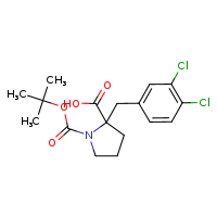 1-(tert-butoxycarbonyl)-2-[(3,4-dichlorophenyl)methyl]pyrrolidine-2-carboxylic acid