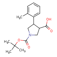 1-(tert-butoxycarbonyl)-4-(2-methylphenyl)pyrrolidine-3-carboxylic acid