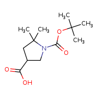 1-(tert-butoxycarbonyl)-5,5-dimethylpyrrolidine-3-carboxylic acid