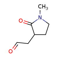 2-(1-methyl-2-oxopyrrolidin-3-yl)acetaldehyde