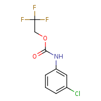 2,2,2-trifluoroethyl N-(3-chlorophenyl)carbamate