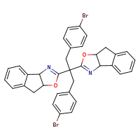 2-(2-{3aH,8H,8aH-indeno[1,2-d][1,3]oxazol-2-yl}-1,3-bis(4-bromophenyl)propan-2-yl)-3aH,8H,8aH-indeno[1,2-d][1,3]oxazole