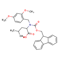 2-{[(2,4-dimethoxyphenyl)methyl][(9H-fluoren-9-ylmethoxy)carbonyl]amino}-4-methylpentanoic acid