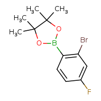 2-(2-bromo-4-fluorophenyl)-4,4,5,5-tetramethyl-1,3,2-dioxaborolane