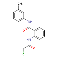 2-(2-chloroacetamido)-N-(3-methylphenyl)benzamide