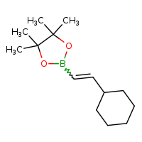 2-(2-cyclohexylethenyl)-4,4,5,5-tetramethyl-1,3,2-dioxaborolane
