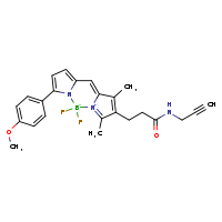 2,2-difluoro-4-(4-methoxyphenyl)-10,12-dimethyl-11-{2-[(prop-2-yn-1-yl)carbamoyl]ethyl}-1??,3-diaza-2-boratricyclo[7.3.0.0³,?]dodeca-1(12),4,6,8,10-pentaen-1-ylium-2-uide