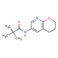 2,2-dimethyl-N-{2H,3H,4H-pyrano[2,3-b]pyridin-6-yl}propanamide