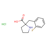 2-[(2-fluorophenyl)methyl]pyrrolidine-2-carboxylic acid hydrochloride