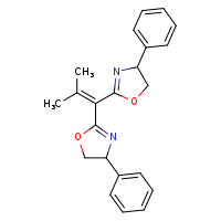 2-[2-methyl-1-(4-phenyl-4,5-dihydro-1,3-oxazol-2-yl)prop-1-en-1-yl]-4-phenyl-4,5-dihydro-1,3-oxazole