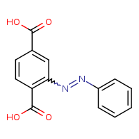 2-(2-phenyldiazen-1-yl)benzene-1,4-dicarboxylic acid