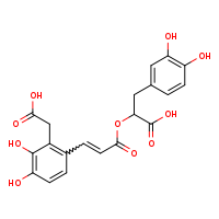 2-({3-[2-(carboxymethyl)-3,4-dihydroxyphenyl]prop-2-enoyl}oxy)-3-(3,4-dihydroxyphenyl)propanoic acid