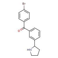 2-[3-(4-bromobenzoyl)phenyl]pyrrolidine