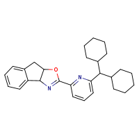 2-{3aH,8H,8aH-indeno[1,2-d][1,3]oxazol-2-yl}-6-(dicyclohexylmethyl)pyridine