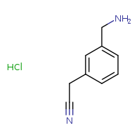 2-[3-(aminomethyl)phenyl]acetonitrile hydrochloride