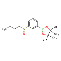 2-[3-(butane-1-sulfinyl)phenyl]-4,4,5,5-tetramethyl-1,3,2-dioxaborolane
